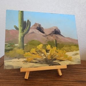 Sombrero Peak Oil Painting 9in x 12in